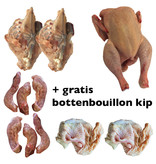 Paquet de bouillon de poulet biologique