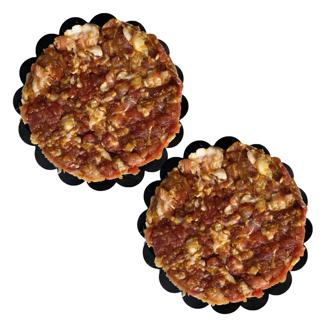 Organic shoarma burgers