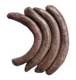 Beef chipolata with liver