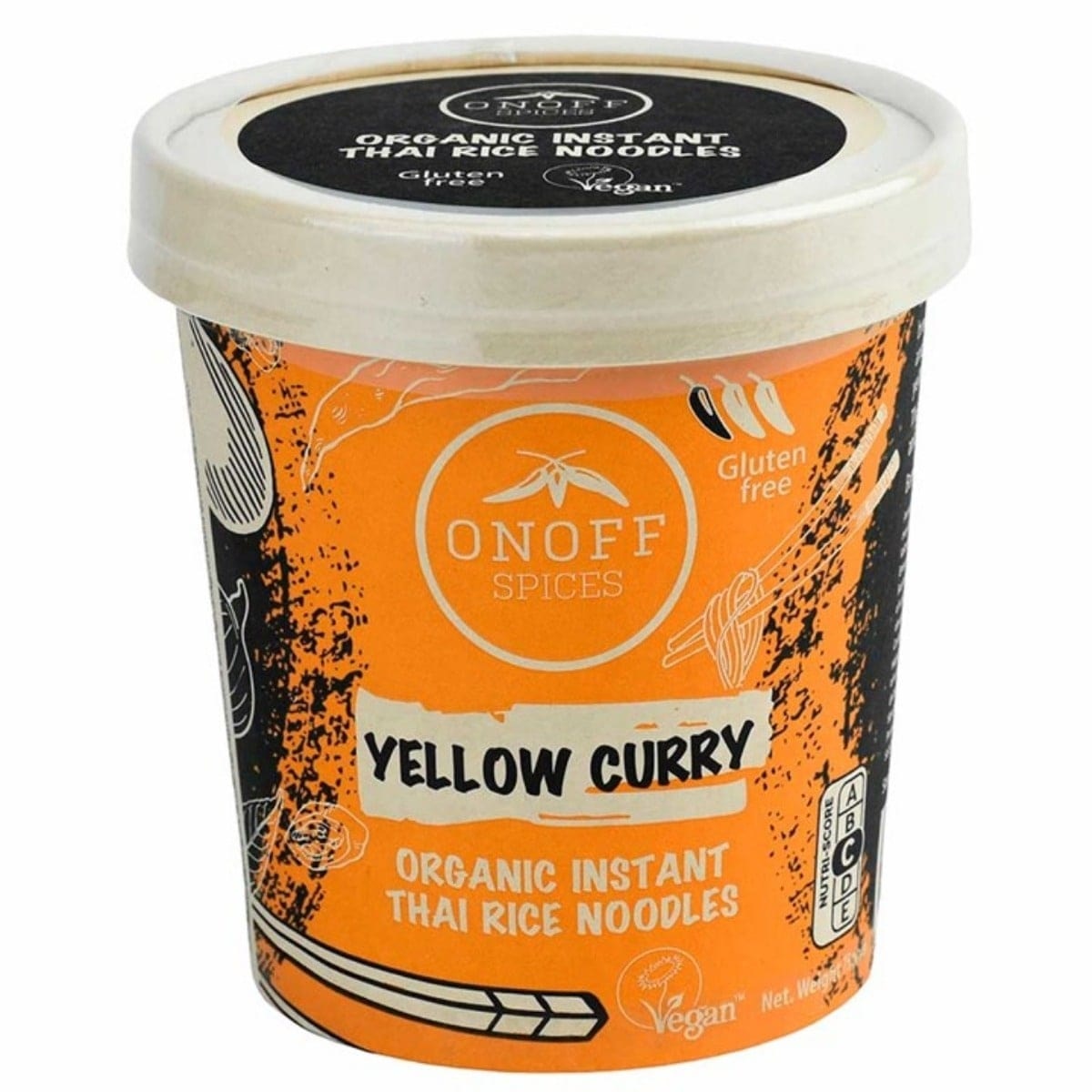 noodle soup yellow curry Biologisch