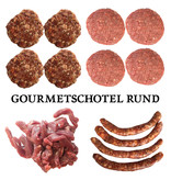 Plat gastronomique à base de bœuf