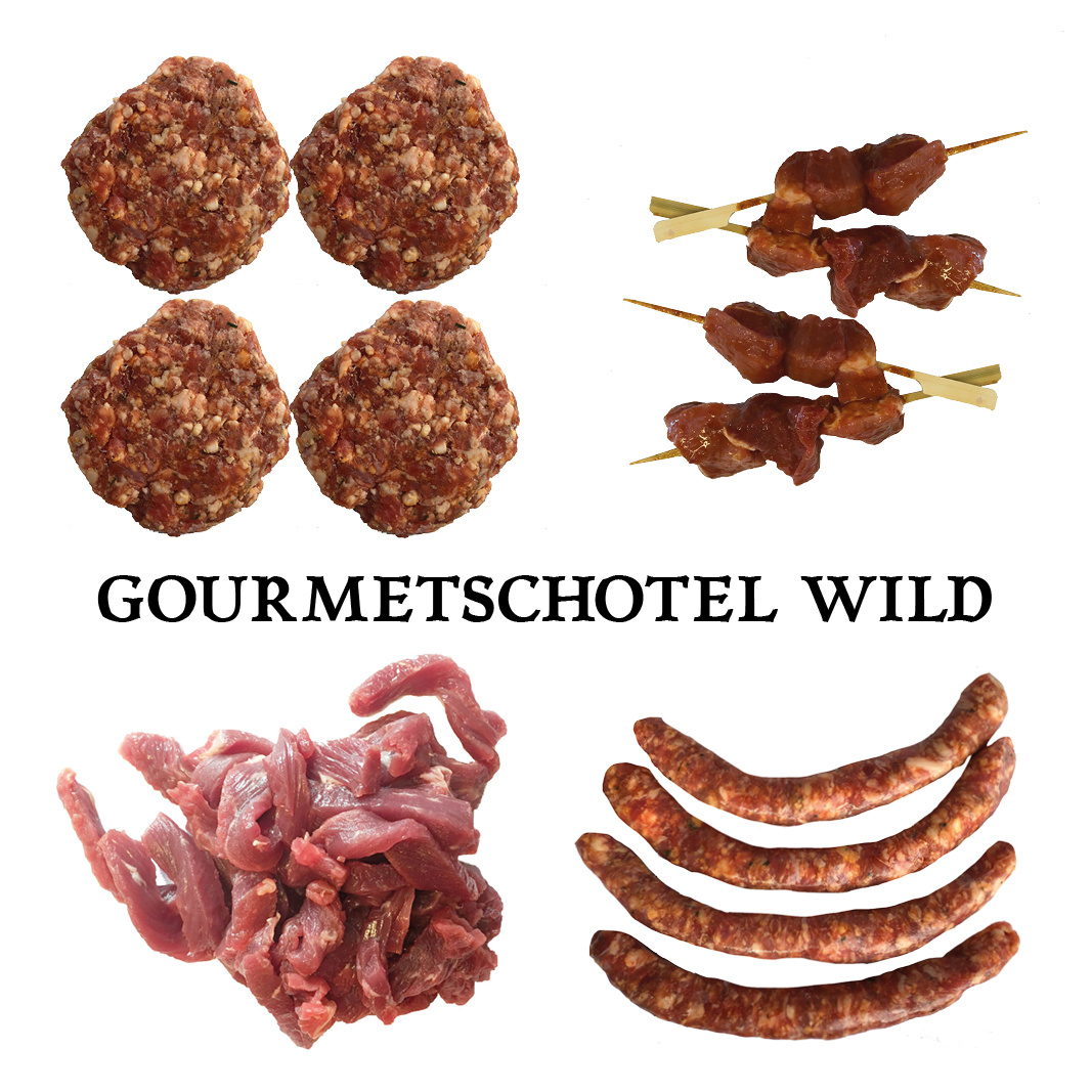 Biologische gourmetschotel wild