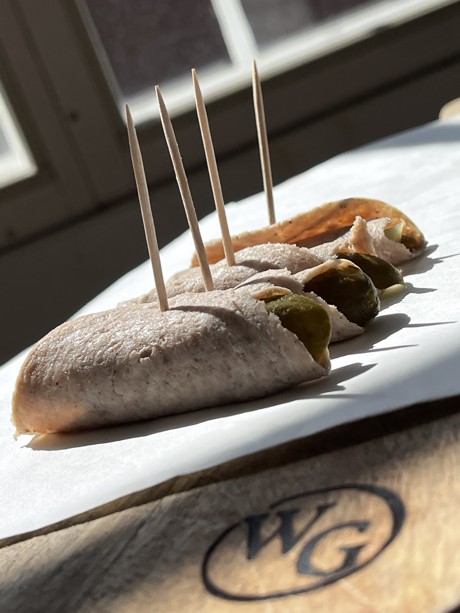 Organic sandwich sausage