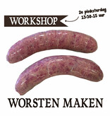 De Woeste grond Workshop worst maken