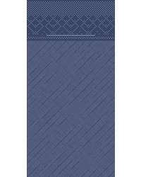 Pocket napkin Tissue Deluxe Blauw 40x40cm 4 Lgs  1/8 vouw bestellen