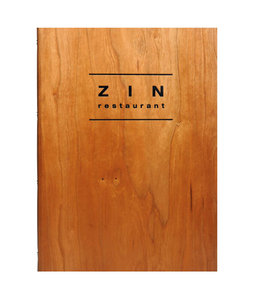 Originele houten menukaarten Originele houten menukaarten