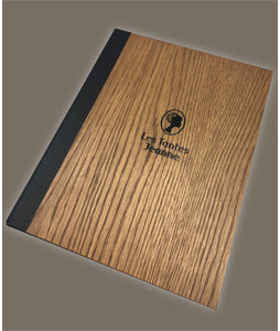 Originele houten menukaarten Originele houten menukaarten
