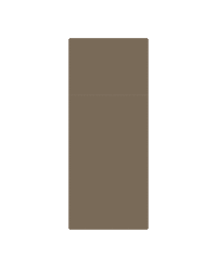Airlaid Pochette Luxury met bestekvouw Taupe bestellen Airlaid Pochette Luxury met bestekvouw Taupe bestellen