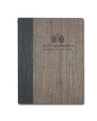 Menukaarten Bi-Color Woodline