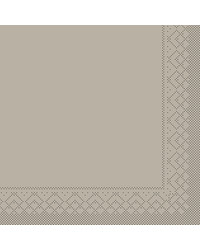 Servet Tissue 3 laags Beige/Grijs 40x40cm 1/8 vouw bestellen