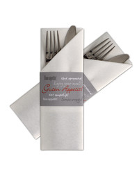 Napkin Sleeves Guten Appetit Grijs Napkin Sleeves Guten Appetit Grijs