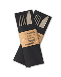 Servetten met sleeves bedrukken met eigen logo Servetten met sleeves bedrukken met eigen logo