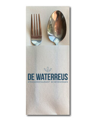 Servetten bestekvouw bedrukken met eigen logo Servetten bestekvouw bedrukken met eigen logo