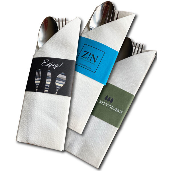 Napkin Sleeves bedrukken met eigen logo