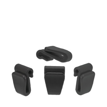 X Strap Clip Set / Fits Tyke, Prodigy, Air, Carbon) Black / per 2 stuks