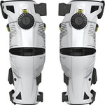 X8 Kneebraces (pair) White/Acid Yellow