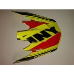 Track Helmet Peak Adult Black/Red/Neon Yellow