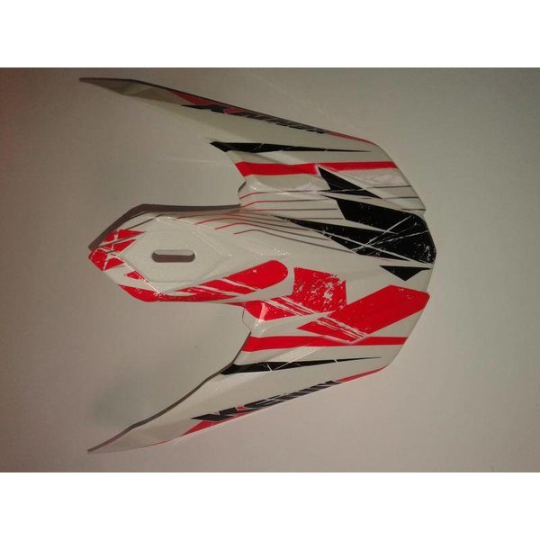 Track helmet peak 2014 adult BLACK/RED