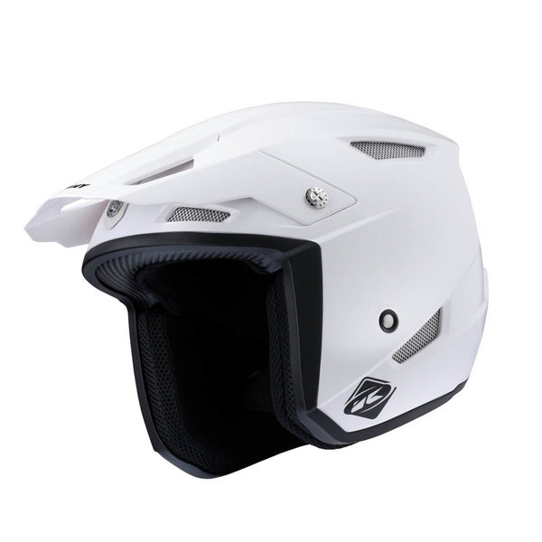 Solid Trial Up Helmet White 2022