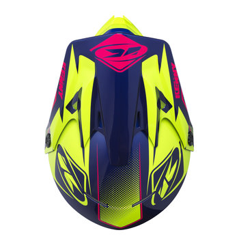 Track Helmet Peak Adult 2017 Navy/Pink/Lime