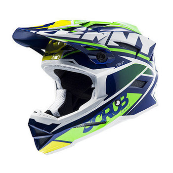 BMX Scrub Helmet Peak 2015 Navy/Green