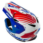 BMX Rocket Helmet Peak 2016 Blue/White/Red