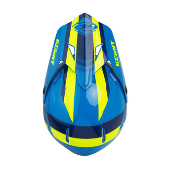 Track Helmet Visor Navy Neon Yellow