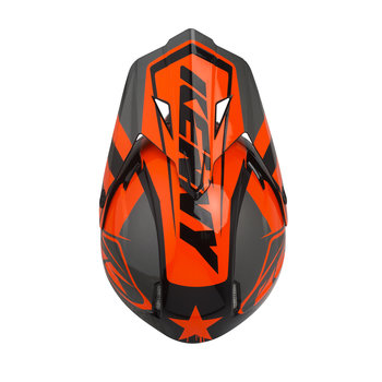 Track Helmet Visor Orange