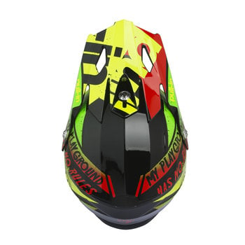 Trash Kids Helmet Visor Neon Yellow Lime