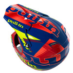 helmet peak adult 2016 BLUE/NEON ORANGE/NEON YELLOW