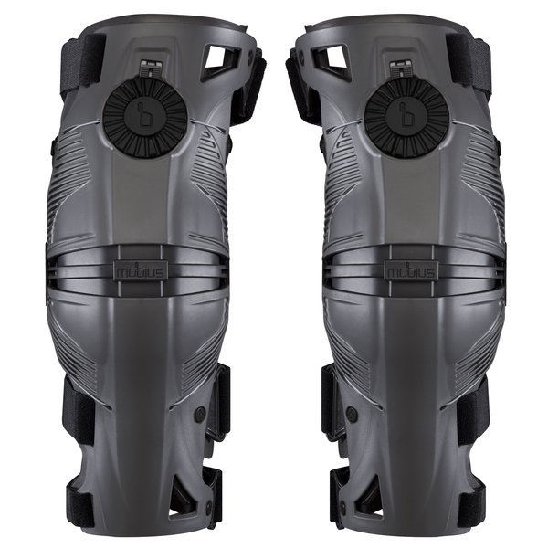 X8 Kneebraces (Pair) Storm Grey/Black