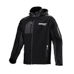 Racing Softshell Jacket Black White 2021