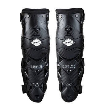 Titanium Knee Guards Black ( Set of 2 pcs )