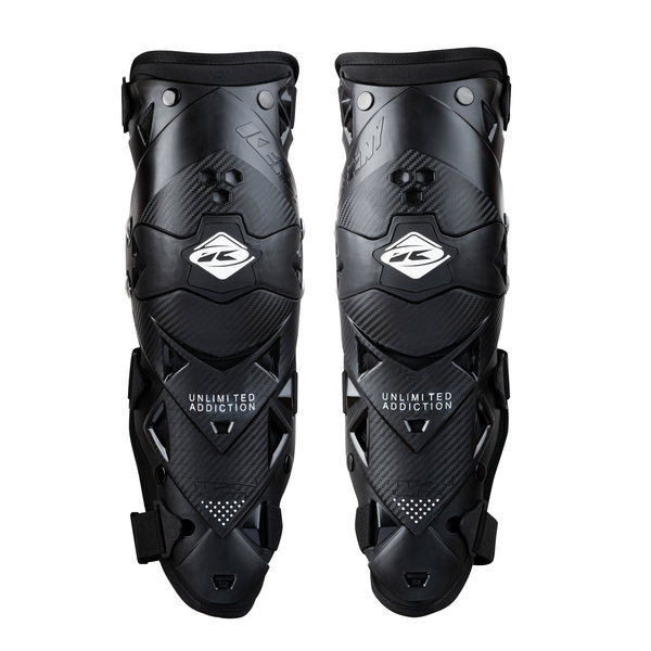 Titanium Knee Guards Black ( Set of 2 pcs )