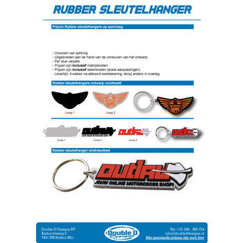 Rubber Sleutelhanger