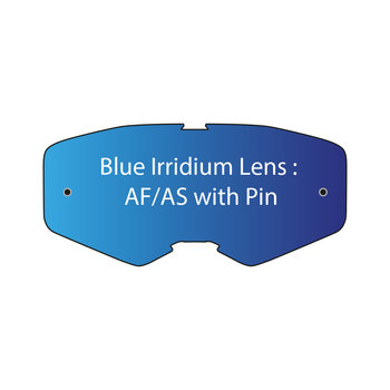 Blue Iridium Lens Af/As Performance  + Track Kombat