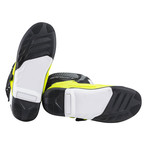 Track Boots For Adult White Neon Yellow
