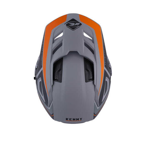 Explorer Graphic Helmet  Matt Grey Orange 2022
