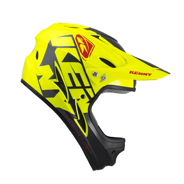 Down Hill Helmet Graphic Neon Yellow 2022