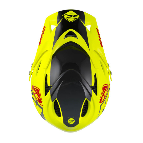 Down Hill Helmet Graphic Neon Yellow 2022