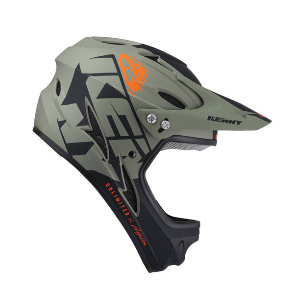 Down Hill Helmet Graphic Dark Green 2022