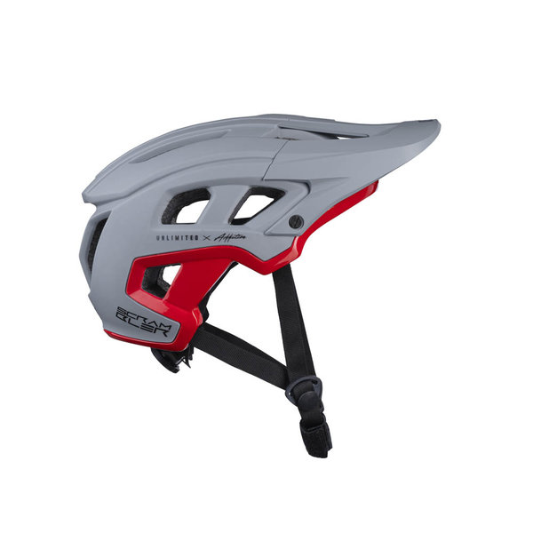 Scrambler Helmet Grey Red 2023