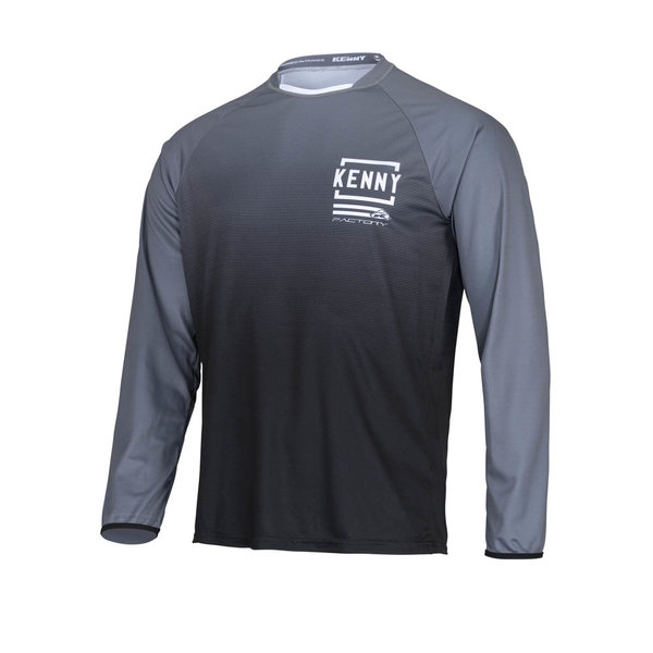 BMX Factory Jersey Grey Black For Adult