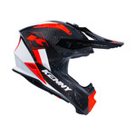 Titanium Helmet Carbon Graphic Red