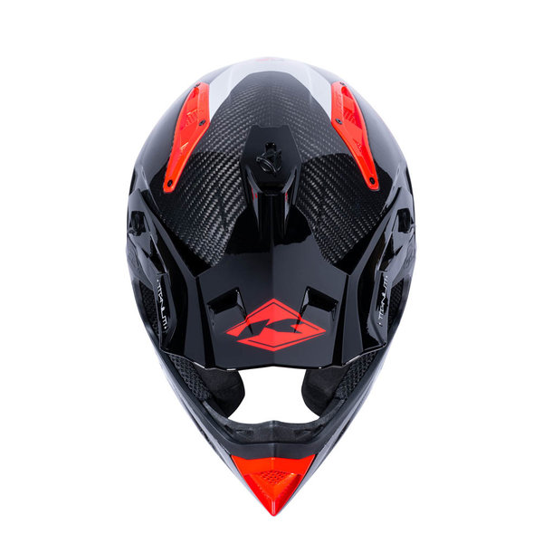 Titanium Helmet Carbon Graphic Red 2024