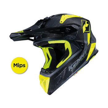 Titanium Helmet Carbon Graphic Neon Yellow 2024