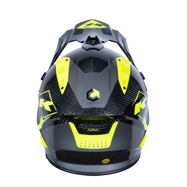 Titanium Helmet Carbon Graphic Neon Yellow 2024