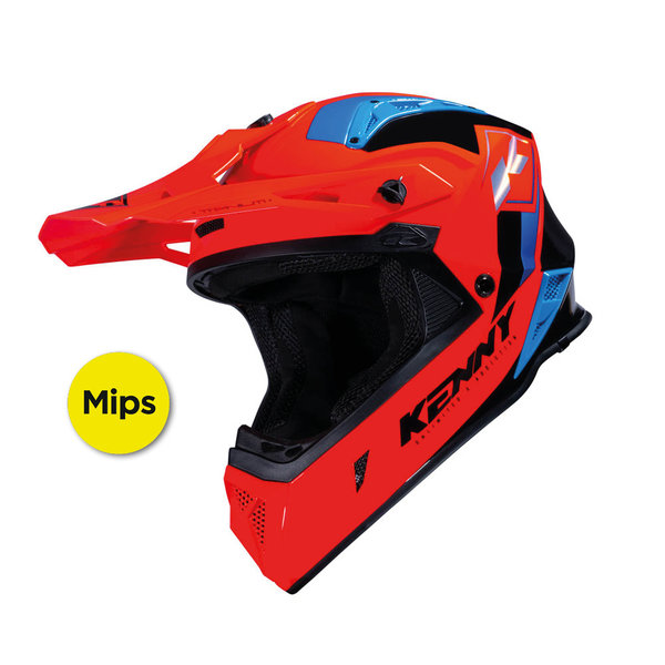 Titanium Helmet Graphic Neon Red 2024