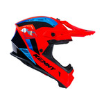 Titanium Helmet Graphic Neon Red 2023