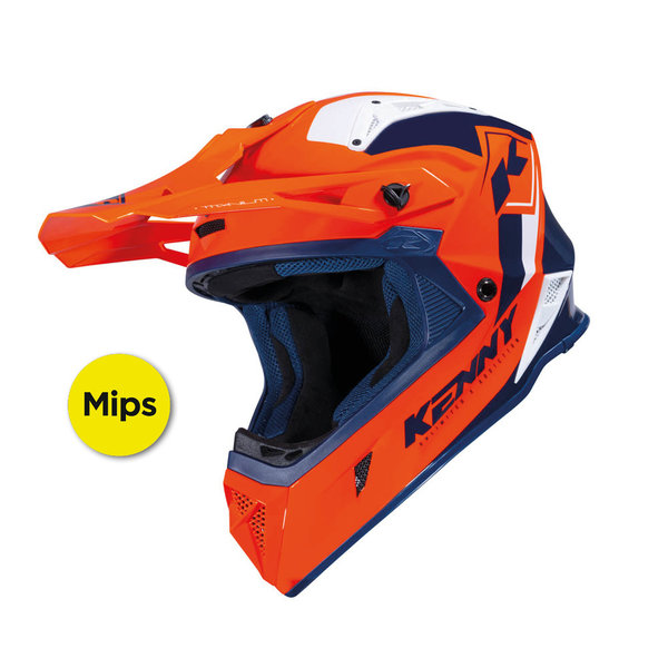 Titanium Helmet Graphic Orange 2023
